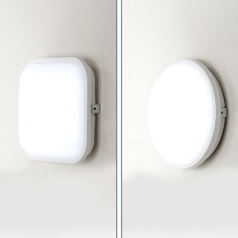 Moderne Wandmontage leichte einfache LED -Wandleuchte Lampenvorrichtung in Weiß