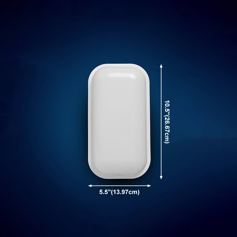 Moderne Wandmontage leichte einfache LED -Wandleuchte Lampenvorrichtung in Weiß