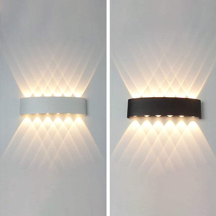 Moderne Wandmontage Leichte einfache LED -Wandleuchtenlampenvorrichtung für Innen im Freien im Freien