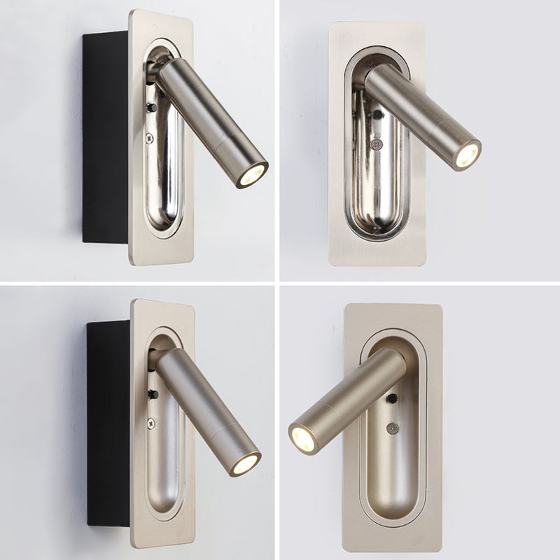 Nordic Style Aluminium Wandleuchter Zylinder 1 Licht Lesen Wandleuchte für Schlafzimmer