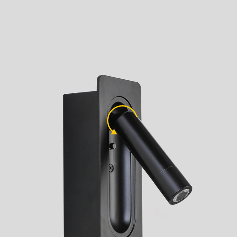 Nordic Style Aluminium Wandleuchter Zylinder 1 Licht Lesen Wandleuchte für Schlafzimmer