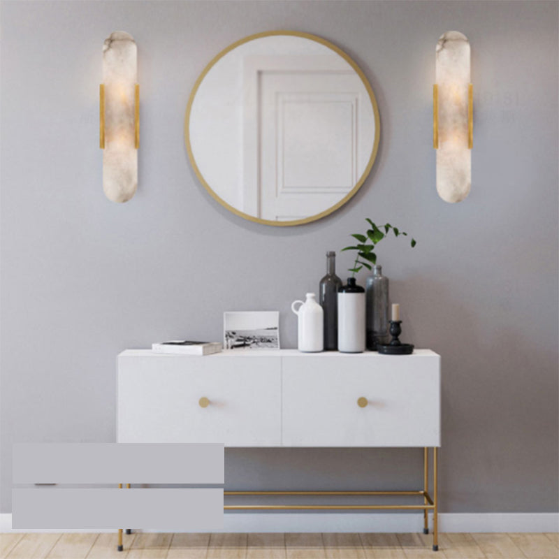 Moderne einfache Style Marmor Wandleuchte LED LED Wandleuchte Lampenvorrichtung