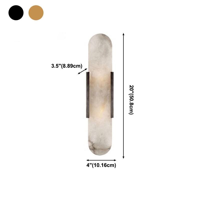 Moderne einfache Style Marmor Wandleuchte LED LED Wandleuchte Lampenvorrichtung