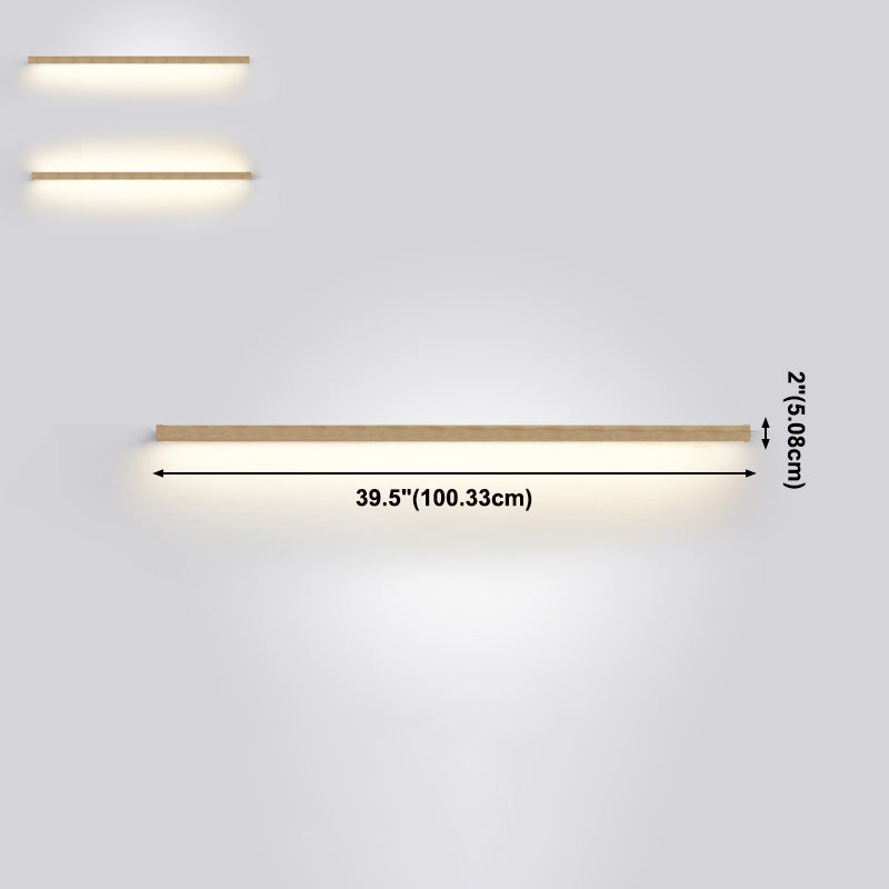 Long Strip Wall Light salon moderne Simplicité Style LED Murce LED