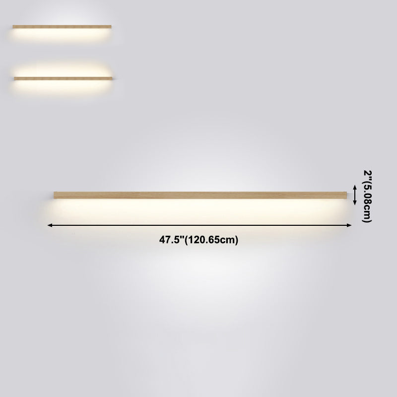 Long Strip Wall Light salon moderne Simplicité Style LED Murce LED
