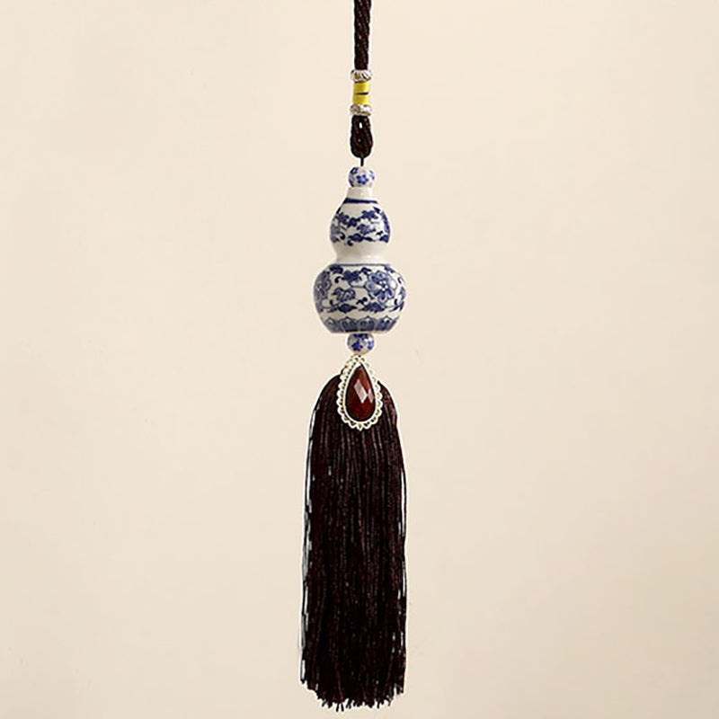 Plafonnier encastré en tissu de style chinois pour salon