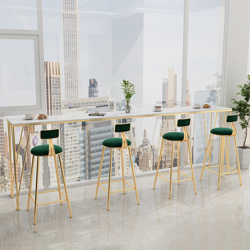 Mesa de altura de mostrador de la cafetería del escritorio de la barra del rectángulo del rectángulo moderno (la única mesa)