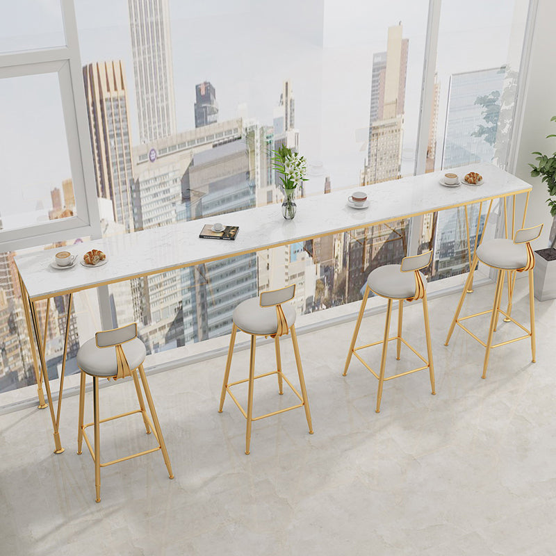 Mesa de altura de mostrador de la cafetería del escritorio de la barra del rectángulo del rectángulo moderno (la única mesa)