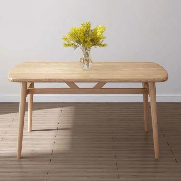 Mesa de comedor de comedor estándar MDF MDF Mesa de comedor de cocina con 4 patas
