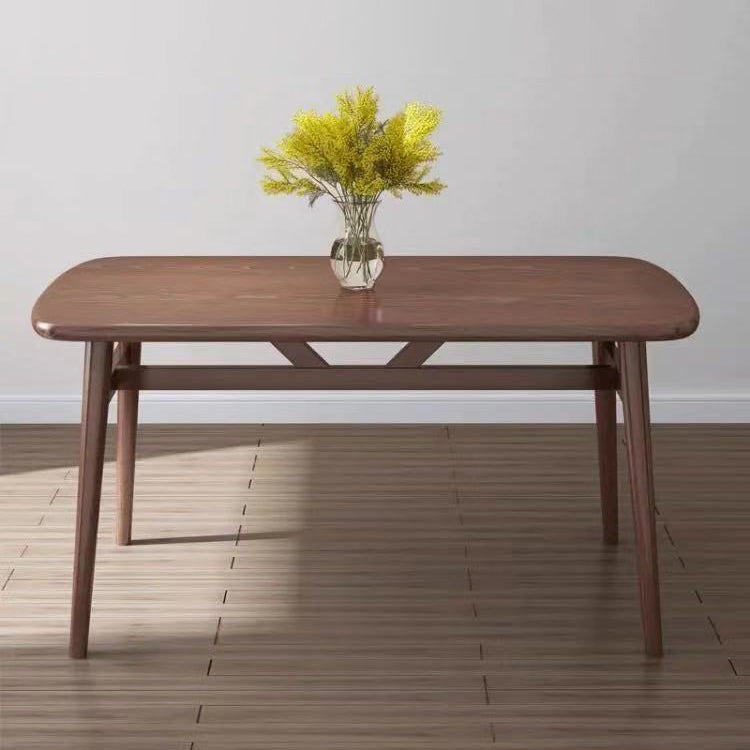 Mesa de comedor de comedor estándar MDF MDF Mesa de comedor de cocina con 4 patas