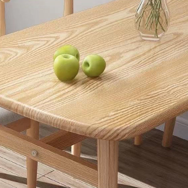 Mesa de comedor de comedor estándar MDF MDF Mesa de comedor de cocina con 4 patas