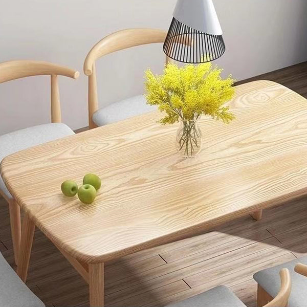 Mesa de comedor de comedor estándar MDF MDF Mesa de comedor de cocina con 4 patas