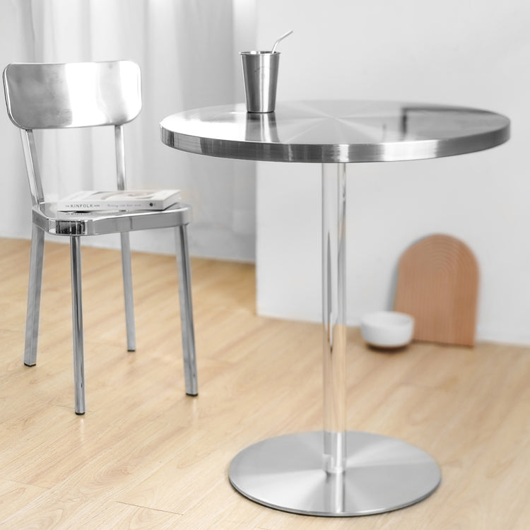 Mesa de comedor industrial de la base tulipan