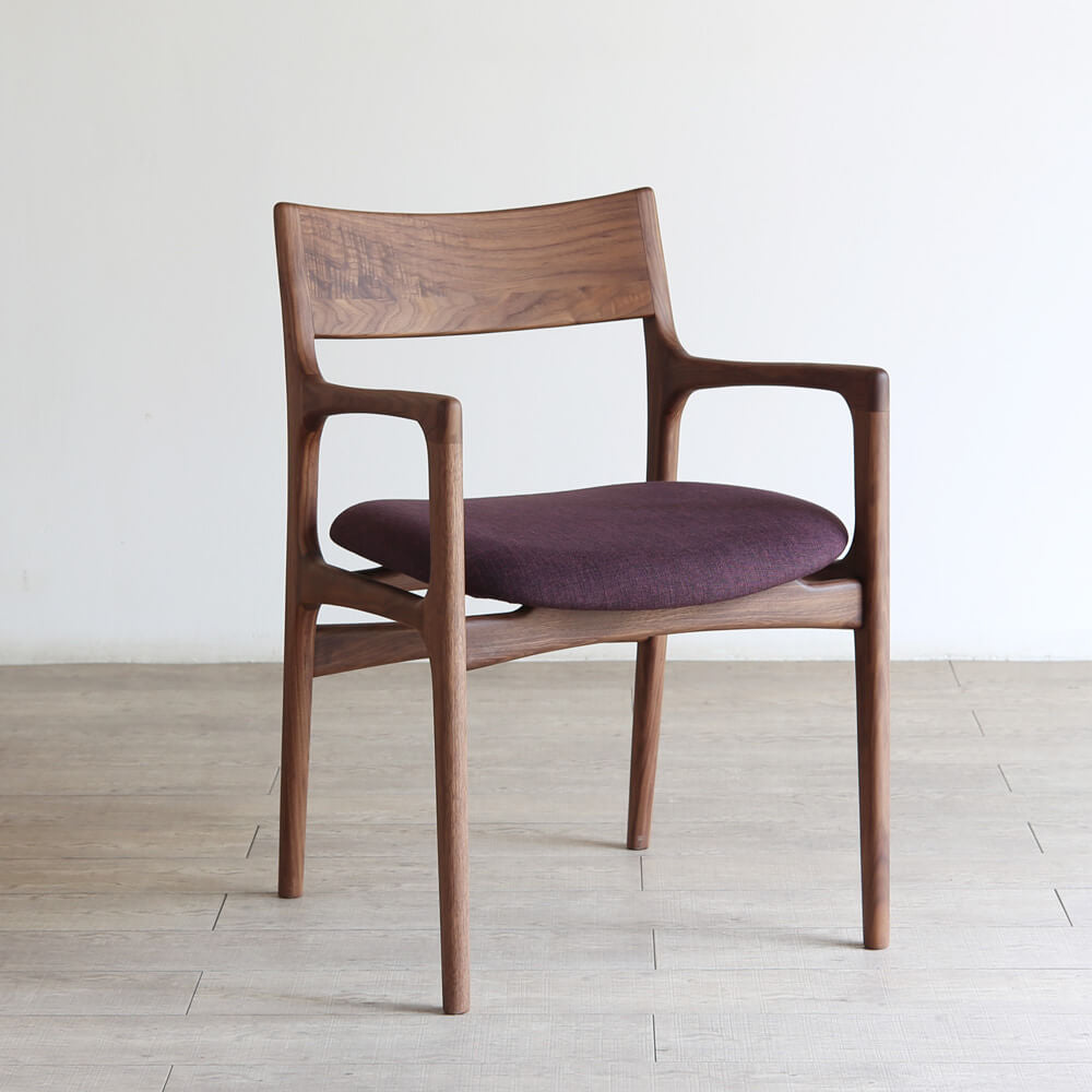 Silla de madera de fresno de estilo tradicional, sillones con respaldo abierto para cocina y comedor