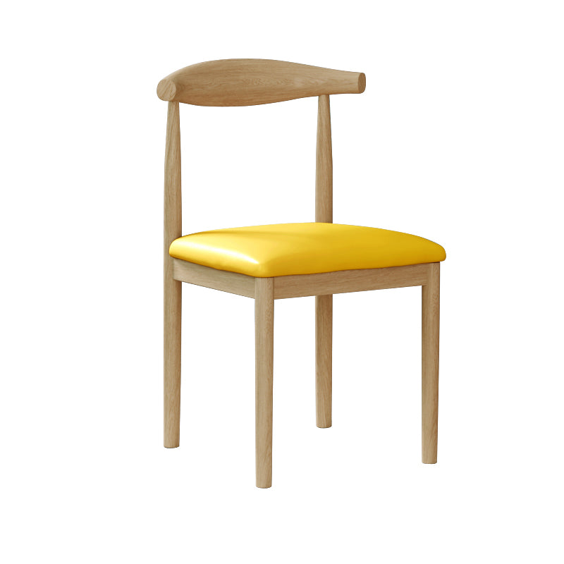 Chaise de salle à manger intérieure et extérieure moderne, chaise d'appoint de salle à manger à dossier ouvert sans accoudoirs en métal