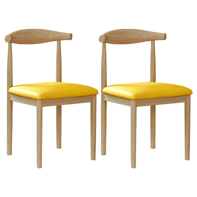 Chaise de salle à manger intérieure et extérieure moderne, chaise d'appoint de salle à manger à dossier ouvert sans accoudoirs en métal