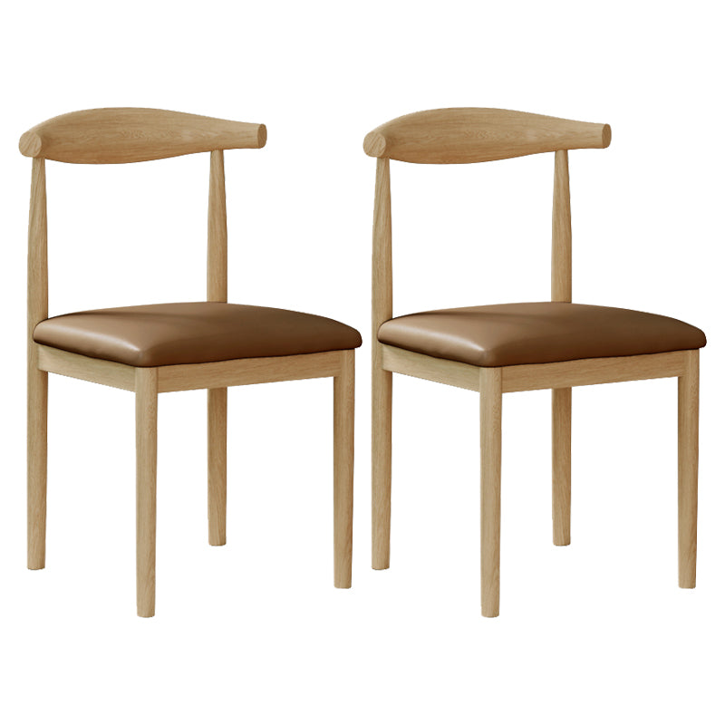 Chaise de salle à manger intérieure et extérieure moderne, chaise d'appoint de salle à manger à dossier ouvert sans accoudoirs en métal