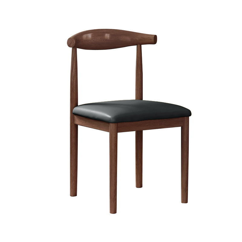 Chaise de salle à manger intérieure et extérieure moderne, chaise d'appoint de salle à manger à dossier ouvert sans accoudoirs en métal