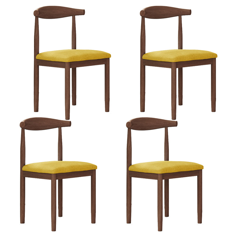 Chaise de salle à manger intérieure et extérieure moderne, chaise d'appoint de salle à manger à dossier ouvert sans accoudoirs en métal