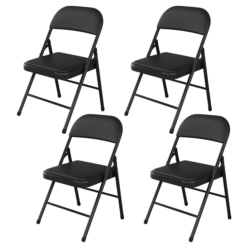 Silla lateral plegable tapizada con acabado mate, respaldo abierto contemporáneo, silla de comedor