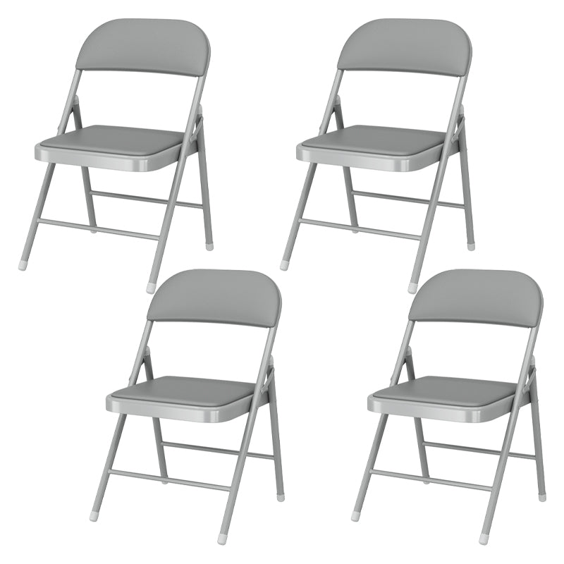 Silla lateral plegable tapizada con acabado mate, respaldo abierto contemporáneo, silla de comedor