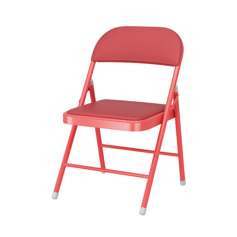 Silla lateral plegable tapizada con acabado mate, respaldo abierto contemporáneo, silla de comedor