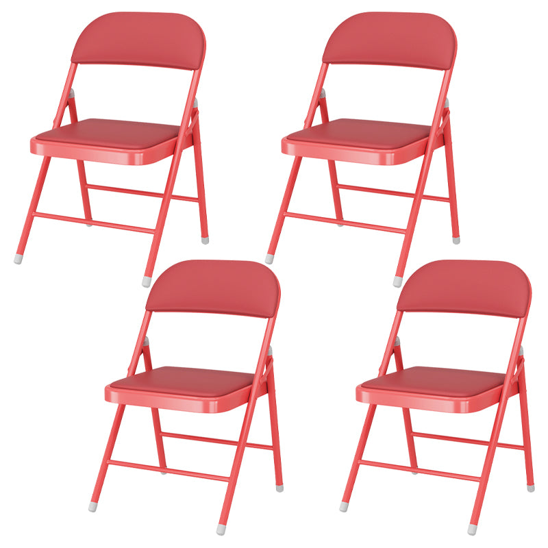 Silla lateral plegable tapizada con acabado mate, respaldo abierto contemporáneo, silla de comedor