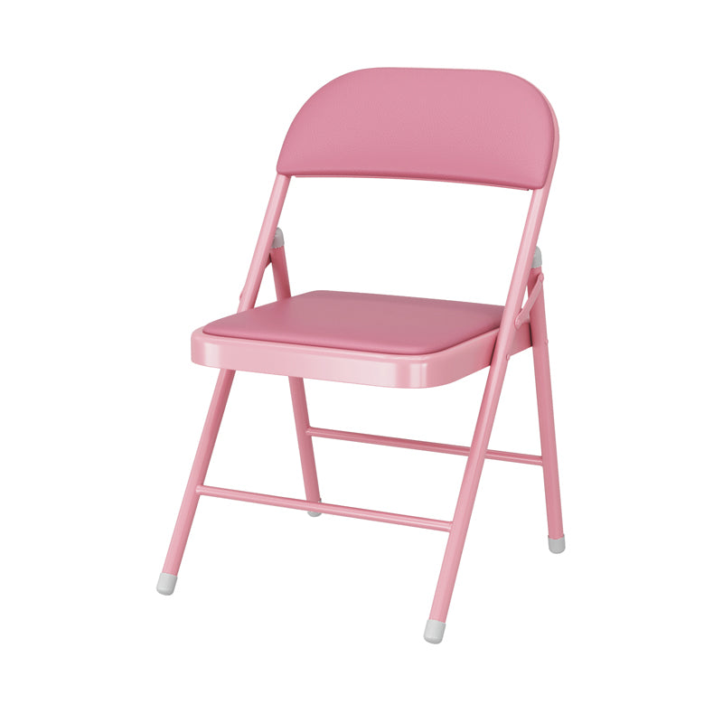 Silla lateral plegable tapizada con acabado mate, respaldo abierto contemporáneo, silla de comedor