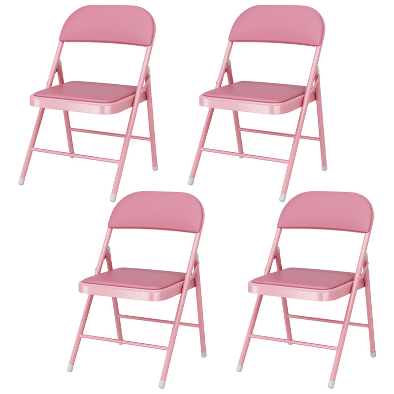 Silla lateral plegable tapizada con acabado mate, respaldo abierto contemporáneo, silla de comedor