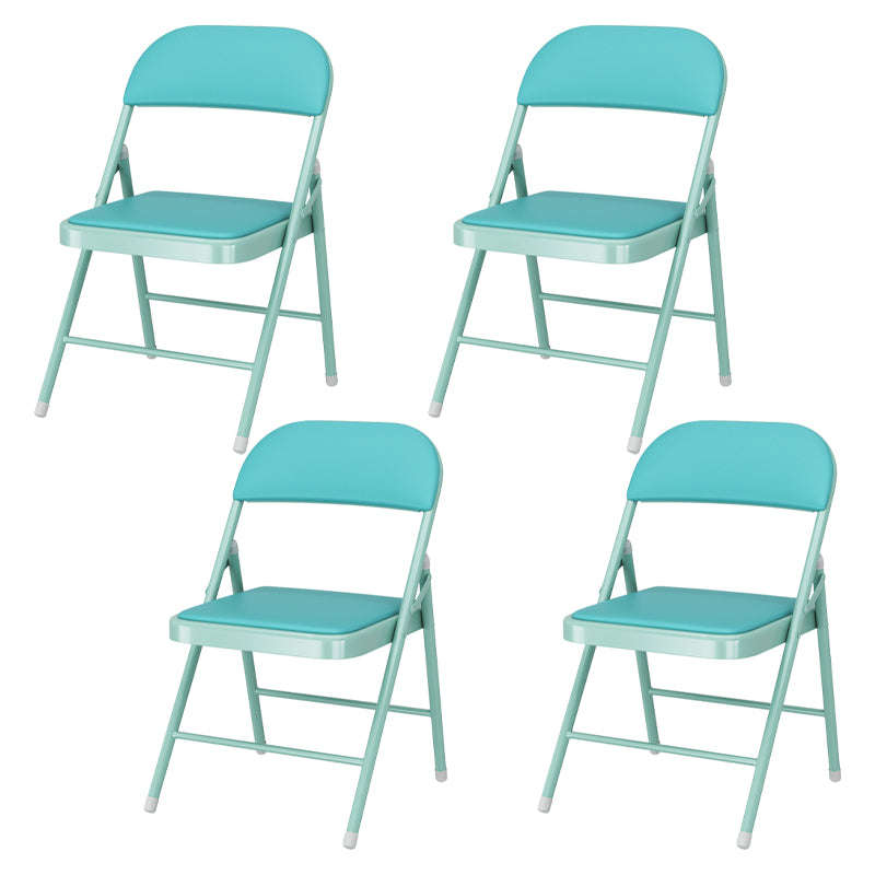 Silla lateral plegable tapizada con acabado mate, respaldo abierto contemporáneo, silla de comedor