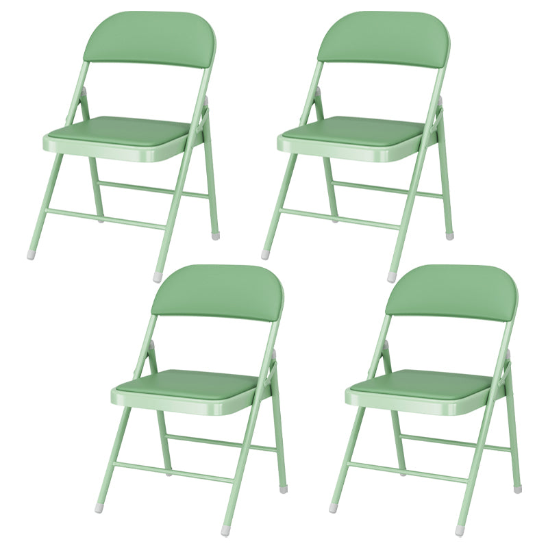 Silla lateral plegable tapizada con acabado mate, respaldo abierto contemporáneo, silla de comedor