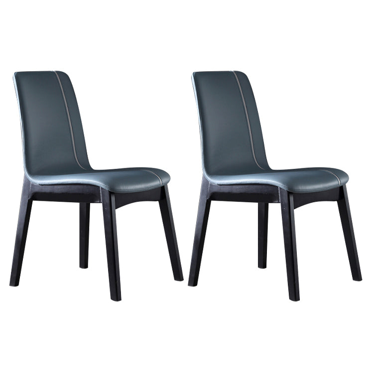 Silla auxiliar industrial tapizada para el hogar Parsons Silla de comedor con acabado mate (juego de 2)