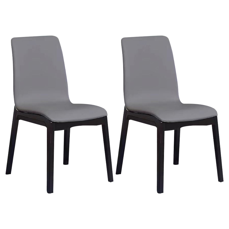 Silla auxiliar industrial tapizada para el hogar Parsons Silla de comedor con acabado mate (juego de 2)