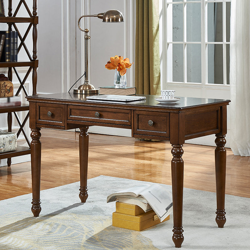 Mesa de goma rectangular de madera de madera de madera maciza de mediados de siglo de mediados de siglo