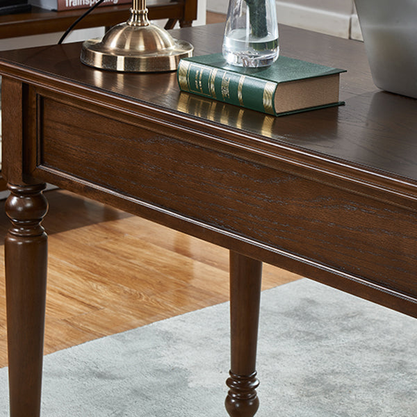 Mesa de goma rectangular de madera de madera de madera maciza de mediados de siglo de mediados de siglo