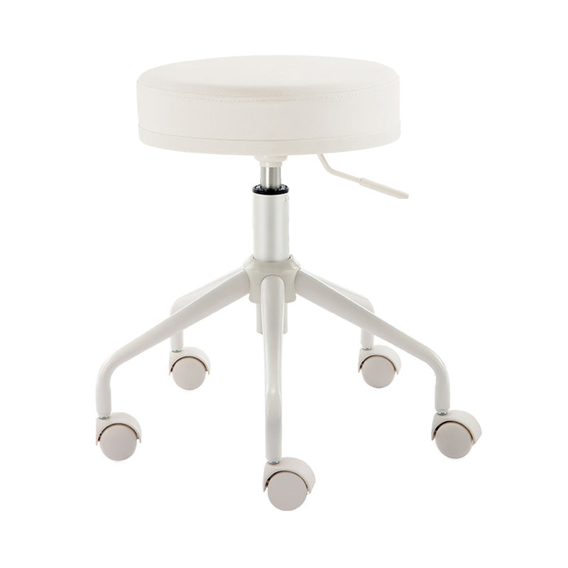 Taburete de cuero sin brazo de la barra moderna ajustable taburete de cuero con brazo con giro