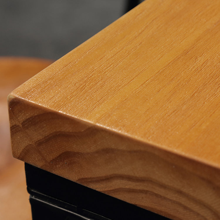 Mesa de barra de boba de madera rectangular moderno barra de interior/mesa de comedor