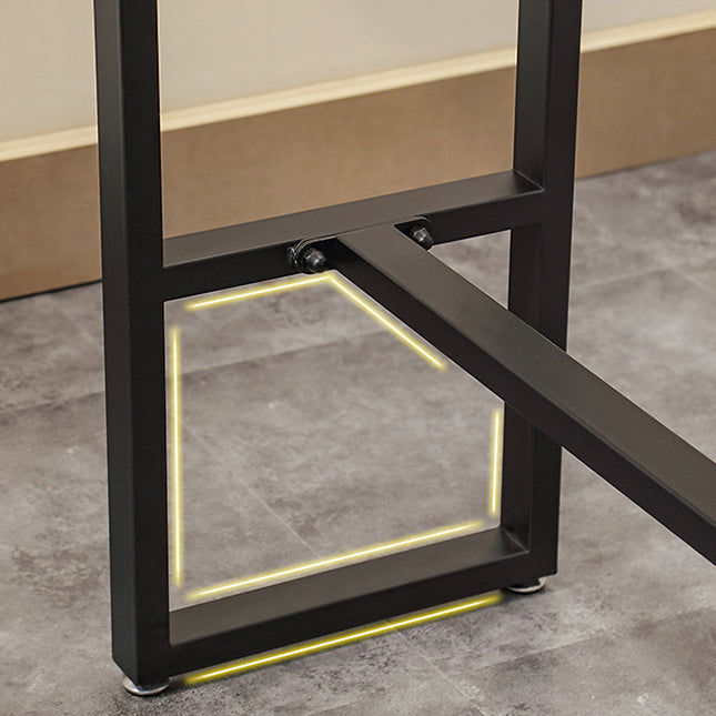 Mesa de barra de boba de madera rectangular moderno barra de interior/mesa de comedor