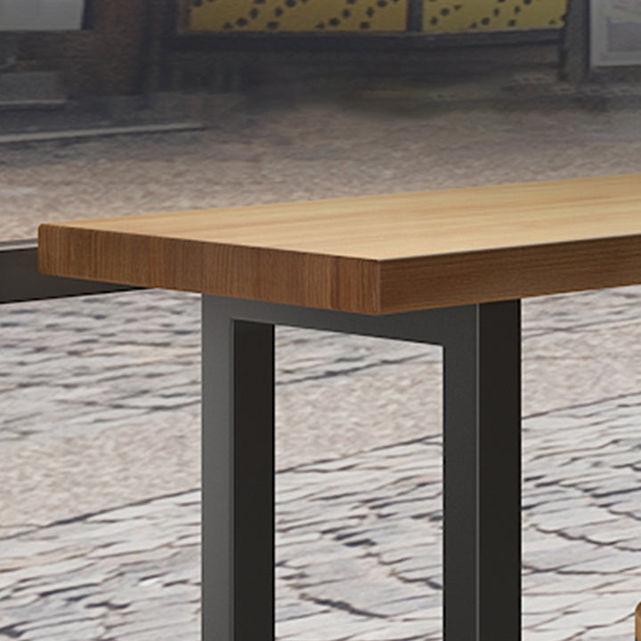 TRESTLE CAFE y Table de mostrador de la sala de custodia Mesa de bar de bistro moderna en natural