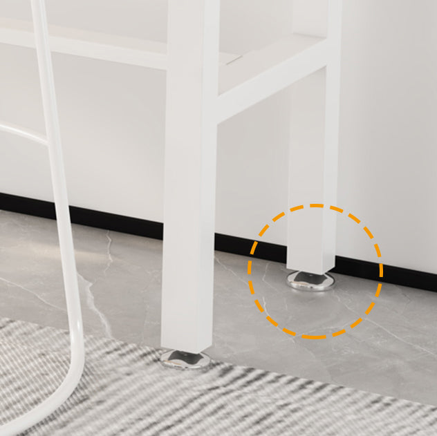 Modern Natural Bistro Bar Height Cocktail Table Rectangle Trestle Bistro Table