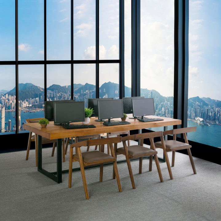 Industrial Wood Dining Room Set 1/2/7/9 Pieces Dining Furniture Set /Separate Items