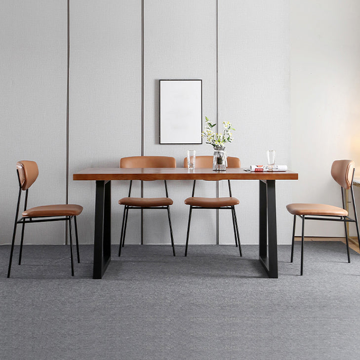 Industrial 1/2/3/5 Pieces Solid Wood Dining Set Dining Furniture Set /Separate Items