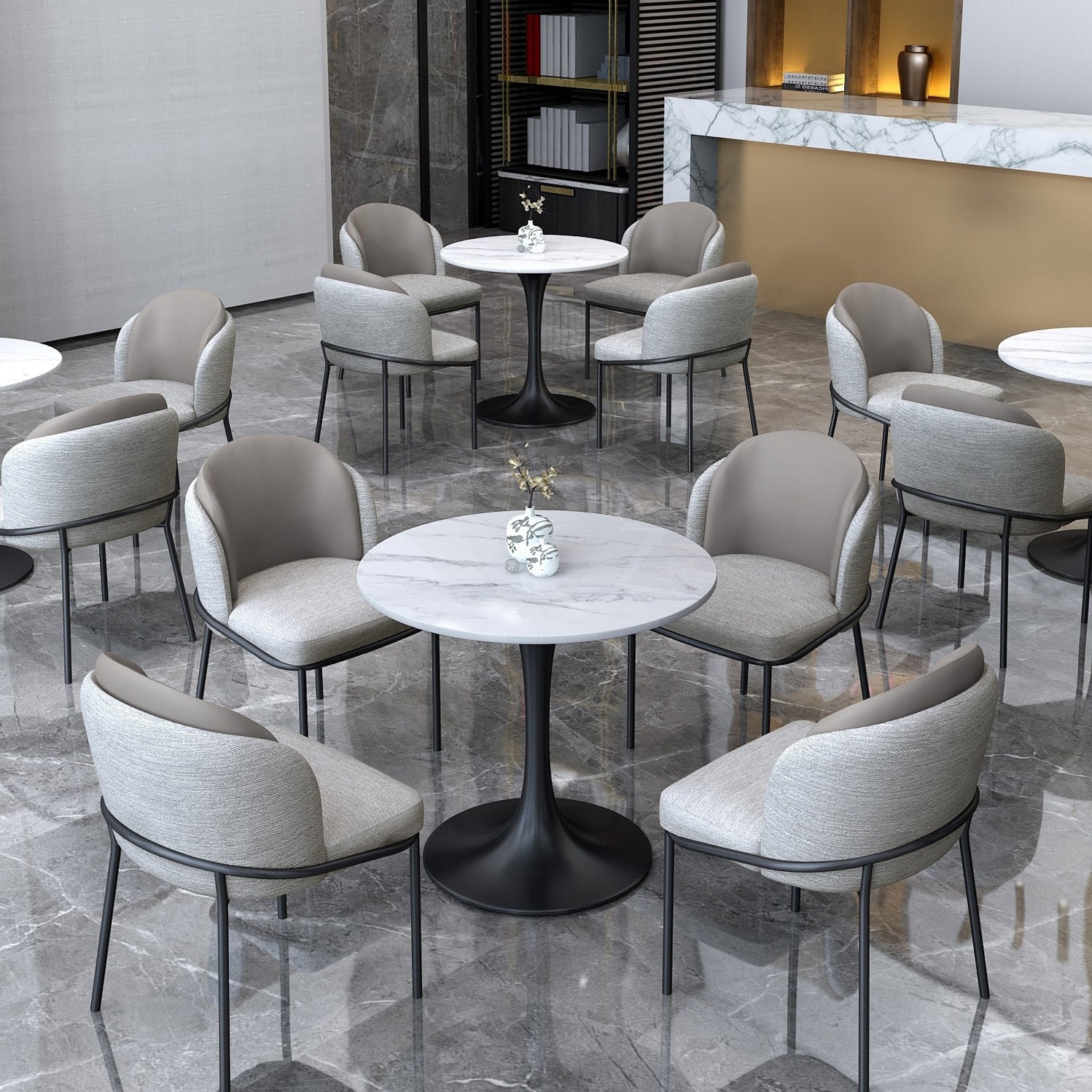 Modern 1/3/4/5 Pieces Metal Dining Set Dining Furniture Set /Separate Items