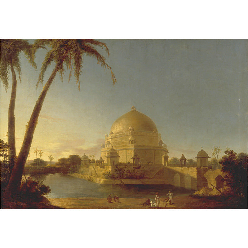 Painting Art Horizontal Illustration Mural Decorative Eco-friendly for Study Room