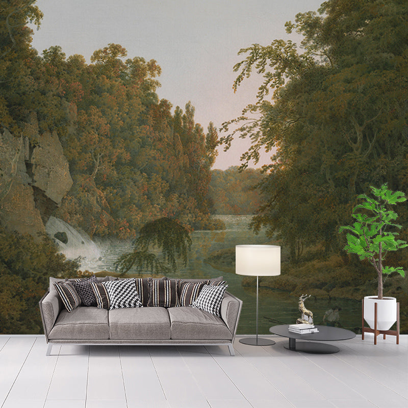 Art Painting Horizontal Illustration Mural Decorative Eco-friendly for Room