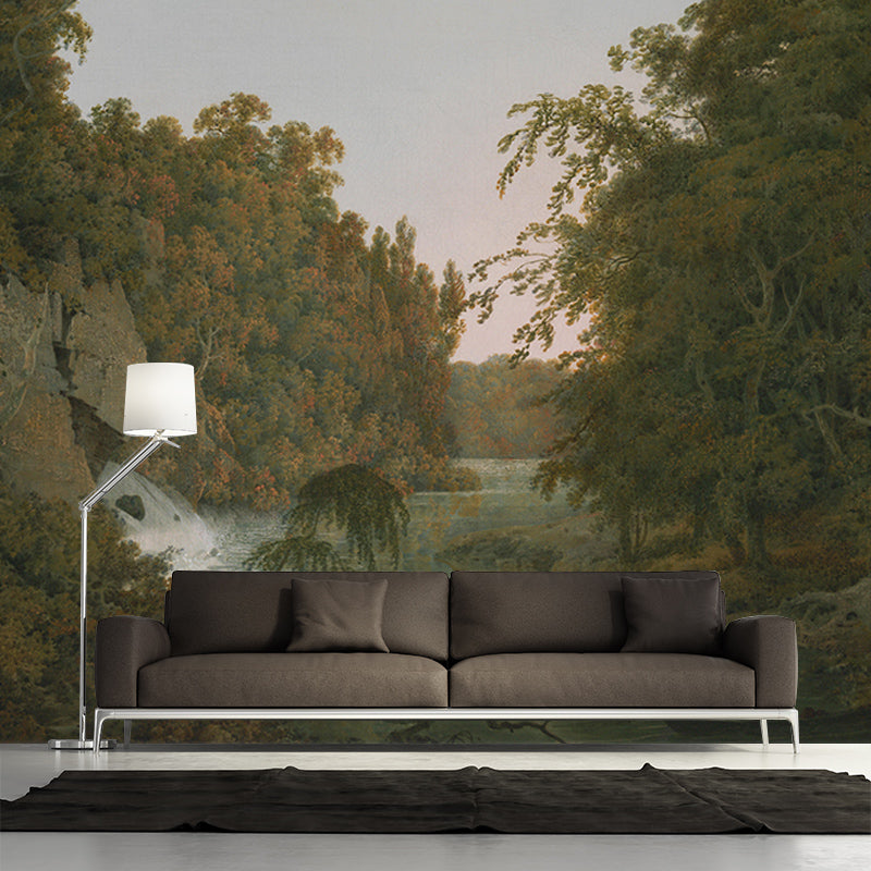 Art Painting Horizontal Illustration Mural Decorative Eco-friendly for Room