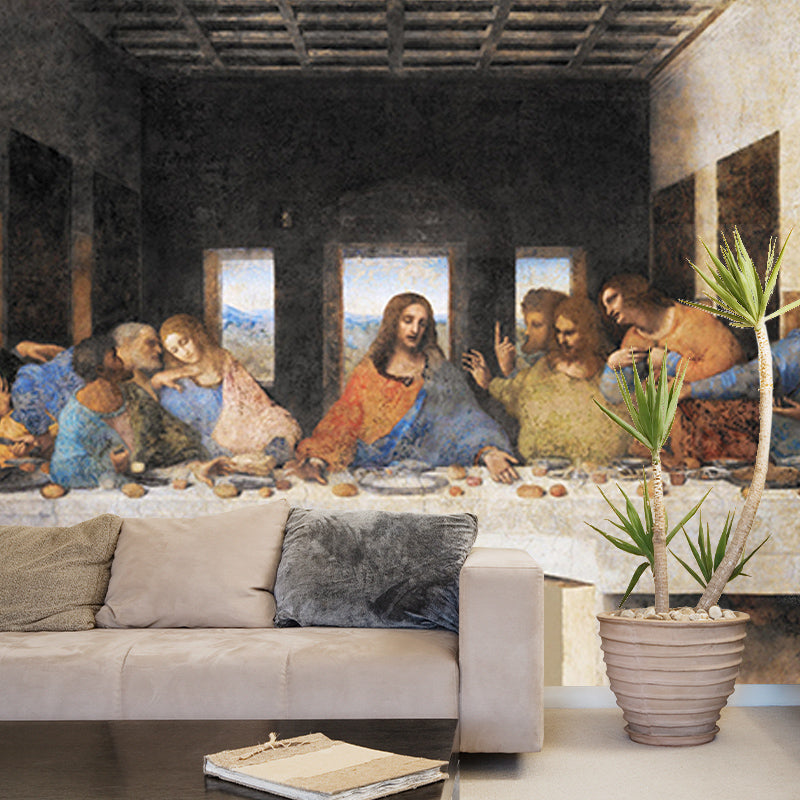 Art Painting Horizontal Illustration Mural Decorative Eco-friendly for Room