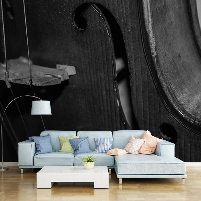Violin Music Horizontal Photography Guitar Mural Decorative Eco-friendly for Wall Decor