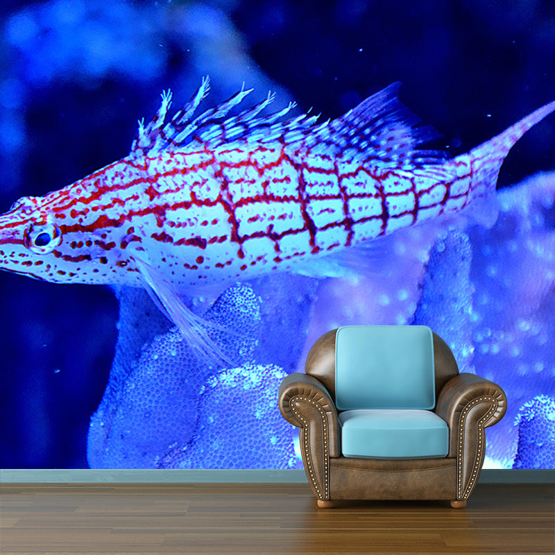 Tropical Beach Style Seabed Mural Decorative Eco-friendly for Bedroom