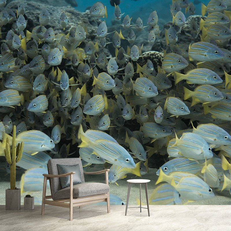 Tropical Beach Style Seabed Mural Decorative Eco-friendly for Bedroom